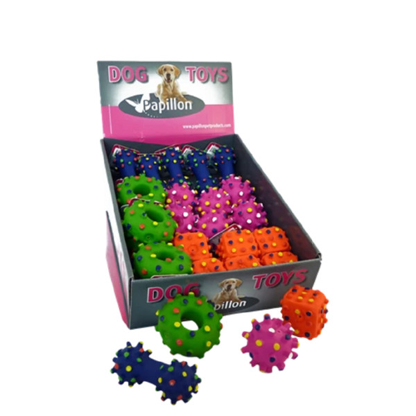 Іграшка Papillon latex hedgehog toys Їжачок з латексу для собак в асортименті 8 см