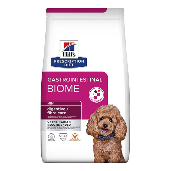 Сухий корм Hill's Prescription Diet Gastrointestinal Biome Mini для собак малих порід при захворюваннях шлунково-кишкового тракту з куркою 1 кг