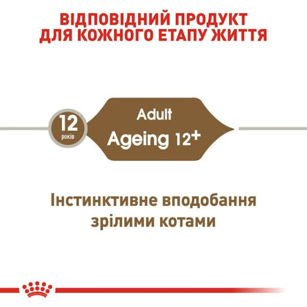 Вологий корм для літніх котів (шматочки у соусі) Royal Canin Ageing 12 plus Gravy 85 г