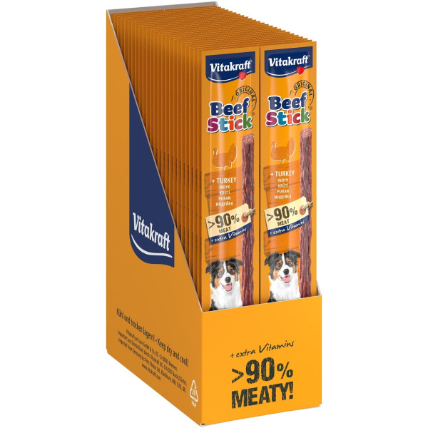М'ясні палички з індичкою для собак Vitakraft Beef Stick 12 г