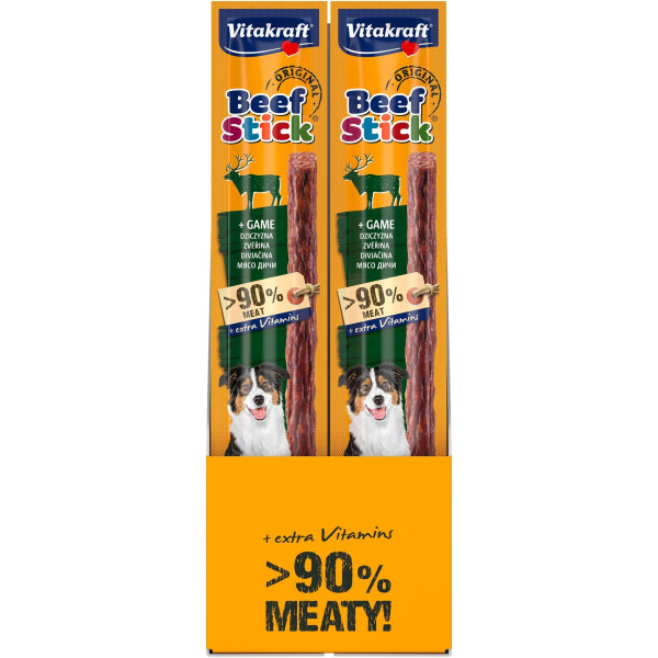 М'ясні палички з дичиною для собак Vitakraft Beef Stick 12 г