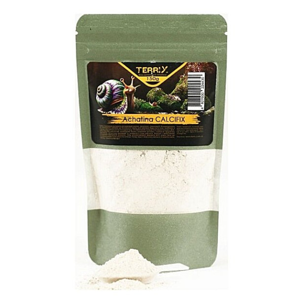Корм кальцієвий комплекс, для Равликів Ахатин, Архахатин, Ліміколярій TerriX Achatina CALCIFIX 150 г