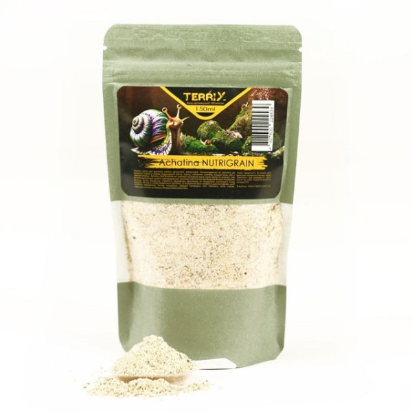 Корм зернова суміш, для Равликів Ахатин, Архахатин, Ліміколярій TerriX Achatina NUTRIGRAIN 150 мл Корм зернова суміш, для Равликів Ахатин, Архахатин, Ліміколярій TerriX Achatina NUTRIGRAIN 150 мл