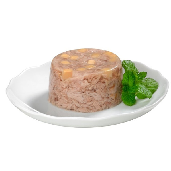 Вологий корм з тунцем та сиром для котів GimСаt ShinyCat 70 г