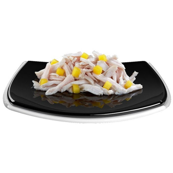 Вологий корм Філе з куркою та манго для котів GimСаt ShinyCat 70 г