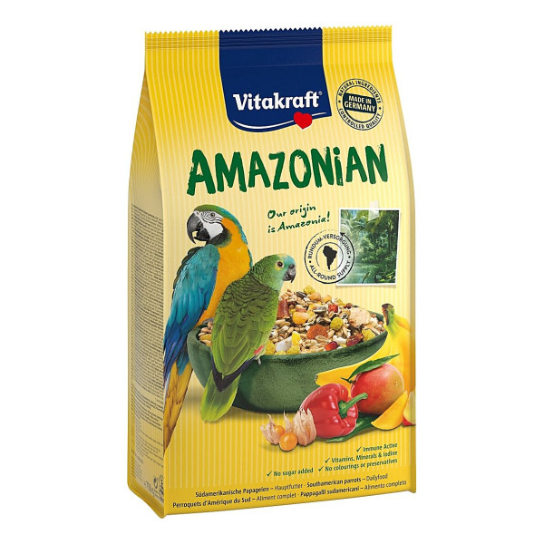 Корм Vitakraft Amazonian для великих амазонських папуг 750 г