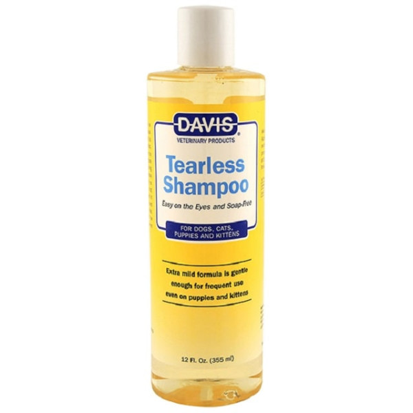 Шампунь для собак і котів, концентрат Davis Tearless Shampoo Девіс Без Сліз 0.355 л