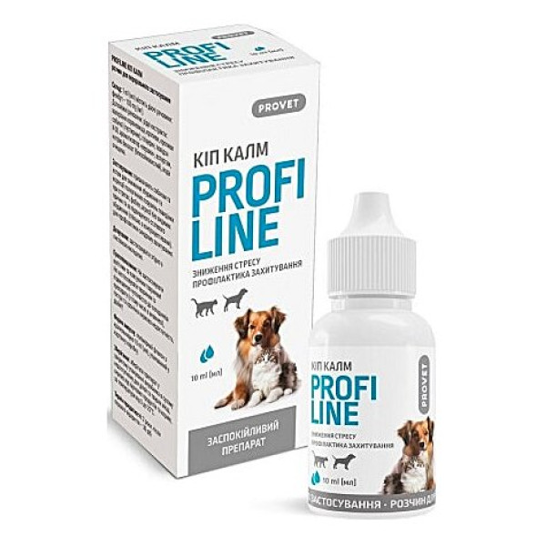 Заспокійливі краплі Кіп Калм для котів та собак ProVet PROFILINE 10 мл