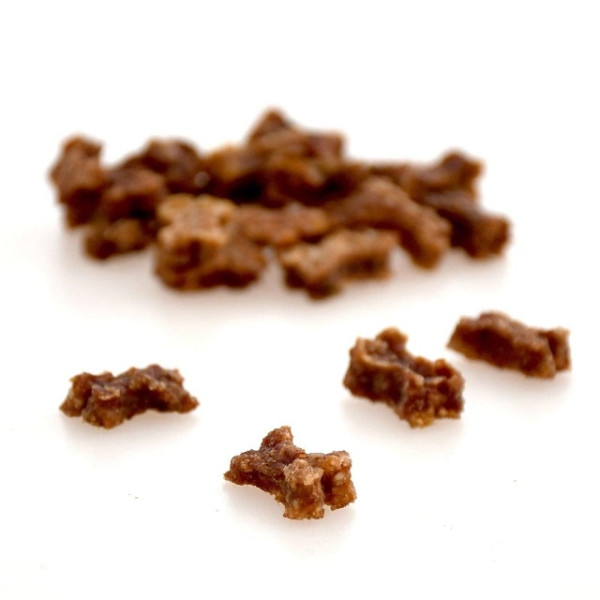 Ласощі для собак Міні-кісточки для тренування Яловичина з малиною та шпинатом SANADOG 100 г Ласощі для собак Міні-кісточки для тренування Яловичина з малиною та шпинатом SANADOG 100 г