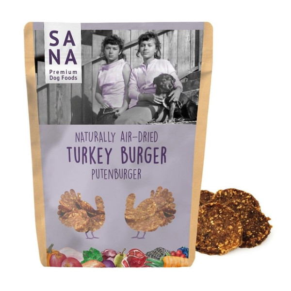 Ласощі для собак Бургери з Індички SANADOG 100 г