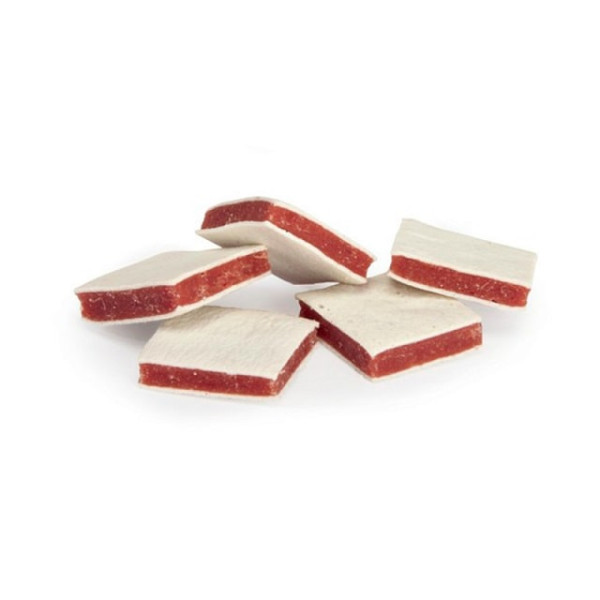 Ласощі для собак М'ясні сендвічі з качкою та тріскою, 3x0,5 см CAMON 80 г