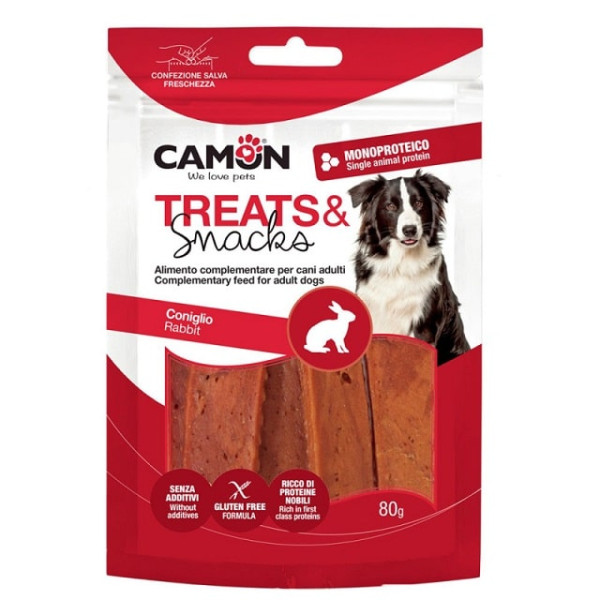 Ласощі для собак В'ялене кроляче м'ясо 12,5 см CAMON 80 г