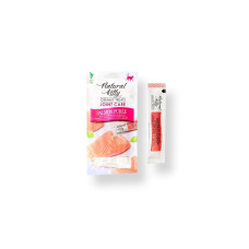 Натуральні функціональні крем-снеки для котів – Пюре з лосося (догляд за суглобами) Natural Kitty Fuctional Creamy Treat Salmon Puree Joint Care 4х12 г