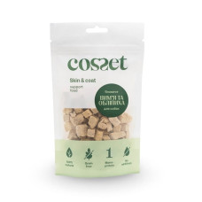 Ласощі для собак Cosset Ліофілізоване яловиче вим'я та обліпиха 40 г