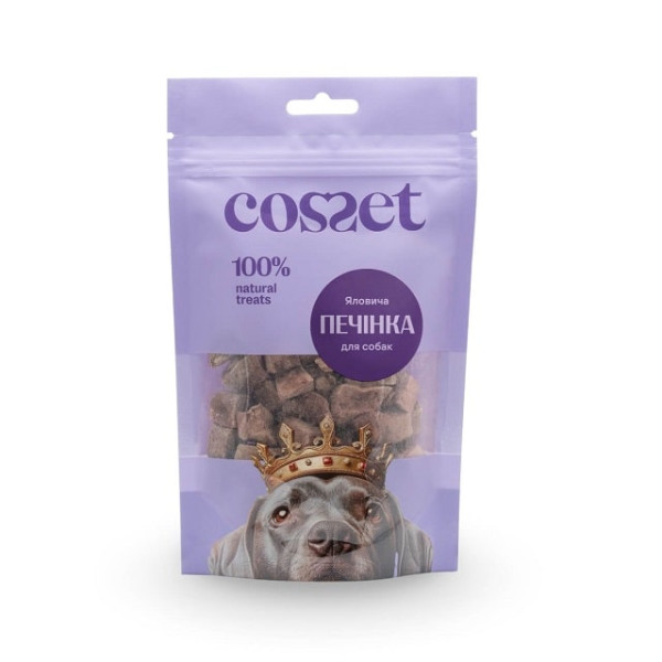 Ласощі для собак Cosset Ліофілізована яловича печінка 40 г