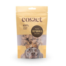 Ласощі для собак Cosset Ліофілізована куряча печінка 40 г