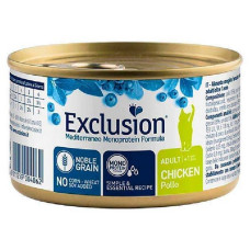 Консервований монопротеїновий корм з куркою для дорослих котів Exclusion Noble Grain Cat Adult Chicken