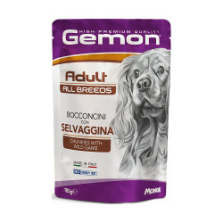 Вологий корм для собак Gemon Dog Wet Adult з м'ясом диких тварин 100 г