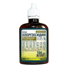 Антисептичний та дезінфекційний засіб Хлоргексидин 0.05 % /УЗВПП/ 100 мл