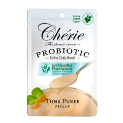 Повноцінний корм з пробіотиком для дорослих котів Cherie Creamy Care Tuna Puree Urinary Care Пюре з тунця підтримка сечовивідної системи 40 г