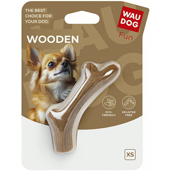 Іграшка для собак WAUDOG Fun Wooden Ріг XS