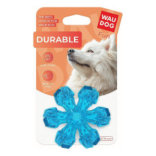 Іграшка для собак WAUDOG Fun Durable Дихаючий м'яч, термопластична гума 7 см&nbsp; Блакитний