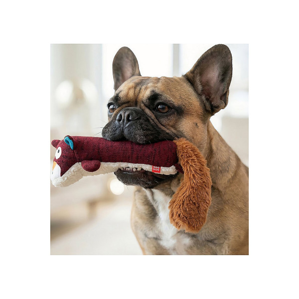 Іграшка для собак WAUDOG Fun Plush Білка, трикотаж, Ш 5 см, Д 18 см M