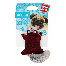 Іграшка для собак WAUDOG Fun Plush Білка, трикотаж, Ш 4 см, Д 9 см S