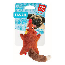Іграшка для собак WAUDOG Fun Plush Лисиця, трикотаж, Ш 4 см, Д 14 см S