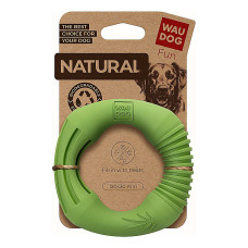 Іграшка для собак WAUDOG Fun Natural Кільце, біорозкладна гума 12 см&nbsp; Зелений