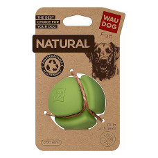 Іграшка для собак WAUDOG Fun Natural М'яч, біорозкладна гума 7 см&nbsp; Зелений