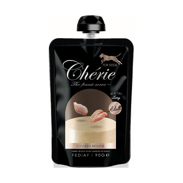 Повнораціонний корм для собак Мус з курки Cherie Squeeze-Up Pouch Chicken Mousse For Adult Dog 90 г