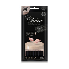 Повноцінний корм у формі ласощів для собак Кремове пюре з курки Cherie Healthy Living Creamy Treat for Dog Chicken puree 4х12 г