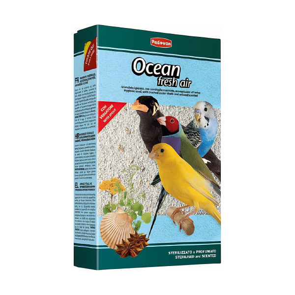 Гігієнічний наповнювач для кліток птахів Padovan Ocean Fresh Air 1 кг