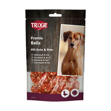 Ласощі Trixie Premio Rice Duck Balls для собак кульки з качкою і рисом 80 г