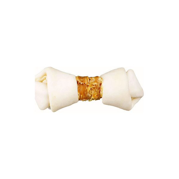 Ласощі Trixie Denta Fun для собак Кісточка для чищення зубів з куркою 11 см 70 г