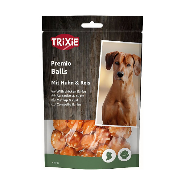 Ласощі Trixie Premio Rice Chicken Balls для собак курячі кульки з рисом 80 г
