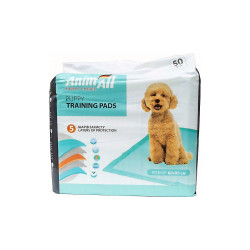 Пелюшки AnimAll Puppy Training Pads для собак і цуценят 50 штук 60 x 90 см