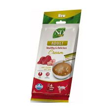 Ласощі для котів, кремові, курка з тунцем, Farmina N&D Grain Free PRIME CAT 60 г