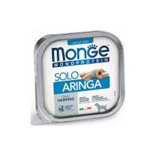 Вологий корм для собак Monge MONOPROTEIN Dog SOLO 100% оселедець 150 г