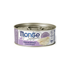 Вологий корм для котів Monge Cat Wet Supreme Sterilised тунець з морським окунем 80 г