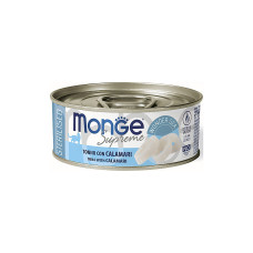 Вологий корм для котів Monge Cat Wet Supreme Sterilised тунець з кальмарами 80 г