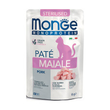 Вологий корм для котів Monge Cat Wet MONOPROTEIN Adult свинина 85 г