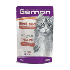 Вологий корм для котів Gemon Cat Wet Sterilized лосось 100 г
