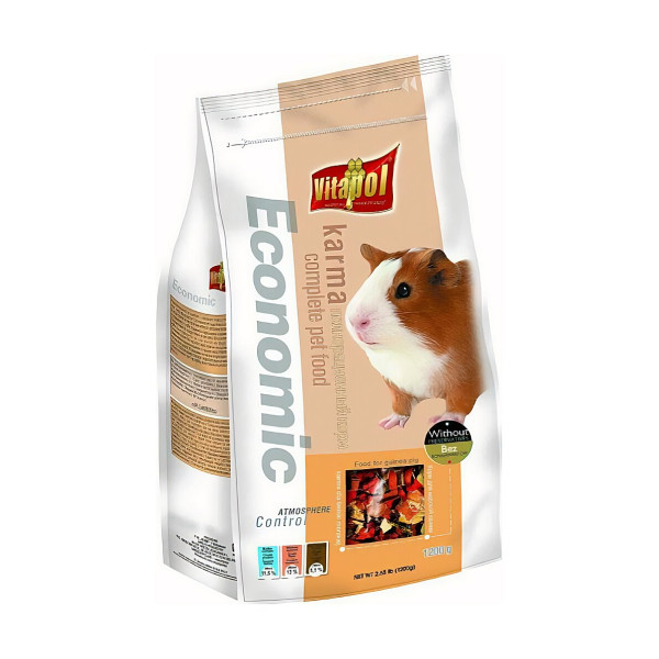 Повнораціонний корм для морських свинок Vitapol (Вітапол) Economic Food For Guinea Pig 1.2 кг