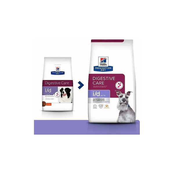 Сухий корм Hill's Prescription Diet Digestive Care i/d Low Fat ActivBiome+ з куркою та інноваційною сумішшю пребіотичних харчових волокон для собак із проблемами травлення 1.5 кг
