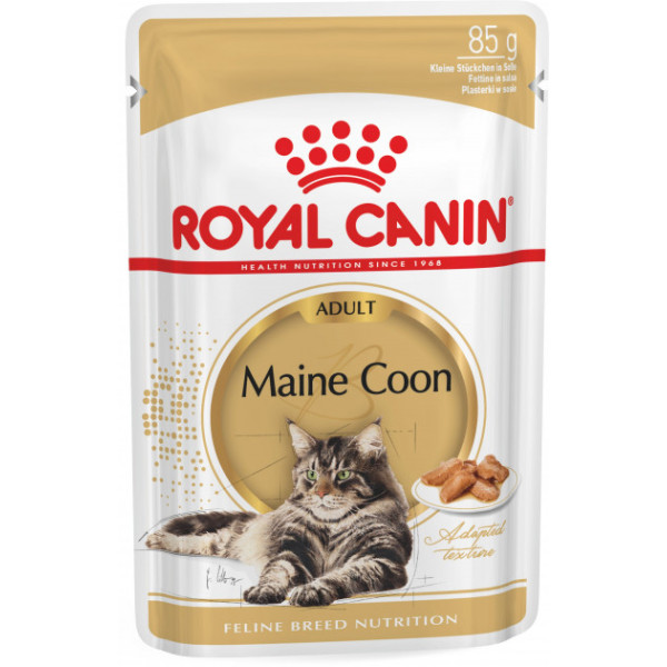 Вологий корм Royal Canin (Роял Канін) Maine Coon Adult для котів породи Мейн-Кун (шматочки у соусі) 85 г