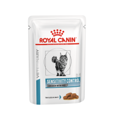 Вологий корм Royal Canin (Роял Канін) Sensitivity Control Chicken With Rice для котів Ветеринарна дієта при харчовій алергії (шматочки у соусі) 85 г