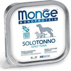 Вологий корм MONGE (Монж) Dog Monoprotein Solo Tonno для собак паштет з тунцем 150 г