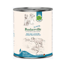 Вологий корм Baskerville (Баскервіль) Holistic Rind und Lachs для собак Лосось та яловичина 800 г